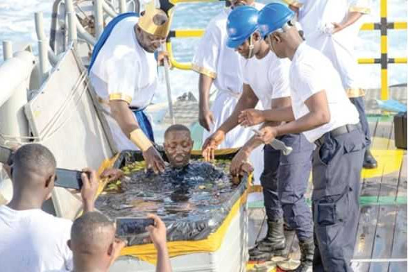 2 Ghana Navy ships successfully sail across Equator