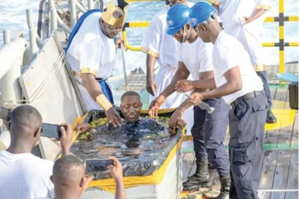 2 Ghana Navy ships successfully sail across Equator