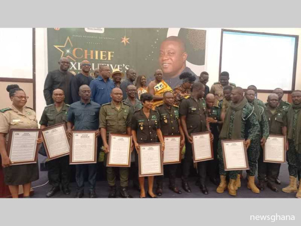 Forestry Commission awards staff members