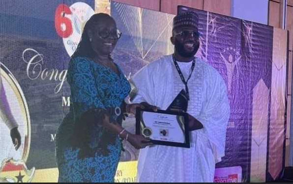 Osman Musah honoured as most respected CEO at Ghana Industry CEO Awards