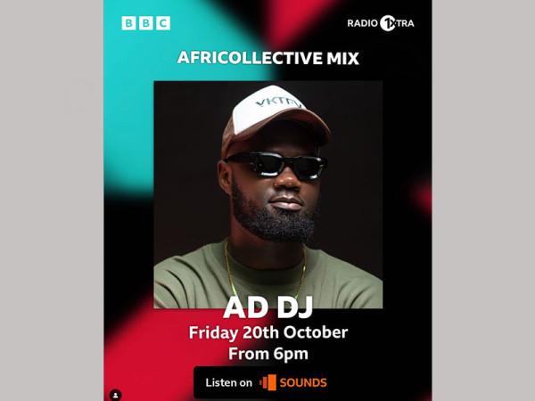 Ghana’s AD DJ delights BBC Radio 1xtra listeners with AFRICOLLECTIVE Mix