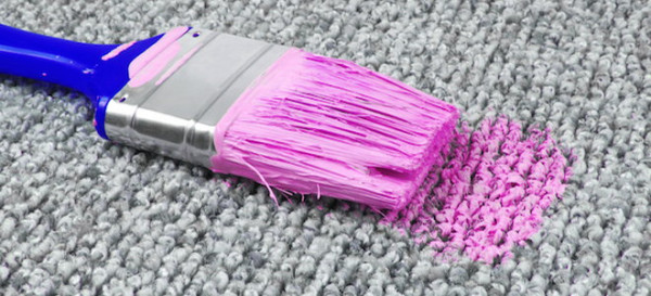 How to Clean Water-based Paint out of Your Carpets