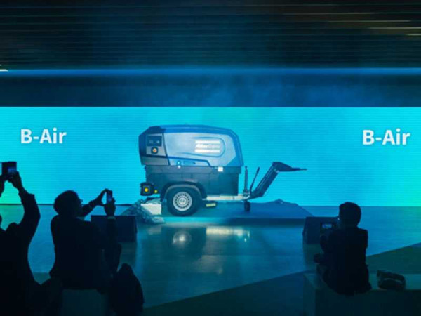 Accelerating the transition to a more sustainable future with the battery powered B-Air compressor