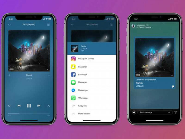 Pandora now lets you share music and podcasts to your Instagram Stories