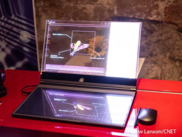 Lenovo's Transparent Display Laptop Is a Sight to See