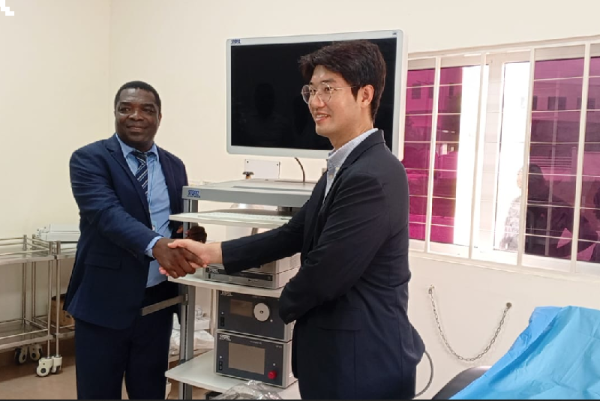 Cape Coast Teaching Hospital takes delivery of laparoscopic equipment for maiden surgeries 