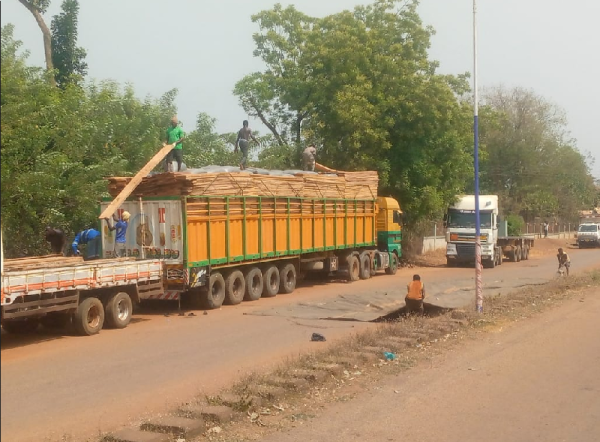 Bono COCOBOD seizes trucks loaded with bags of cocoa, lumber