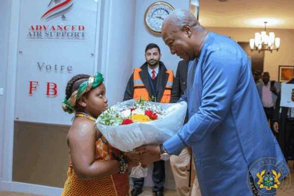 Mahama in France for 2025 Paris Peace Forum 