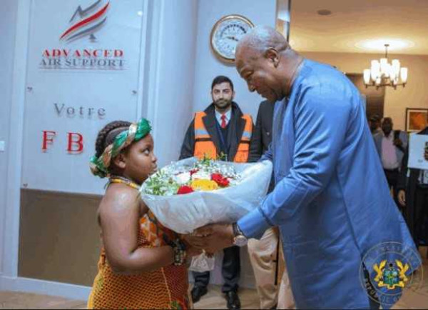 Mahama in France for 2025 Paris Peace Forum 