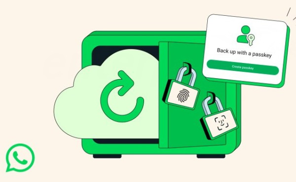 WhatsApp adds passkey protection to end-to-end encrypted backups 