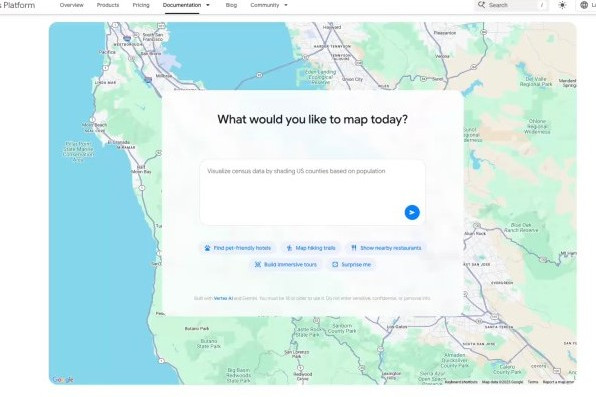 Google Maps releases new AI tools that let you create interactive projects 