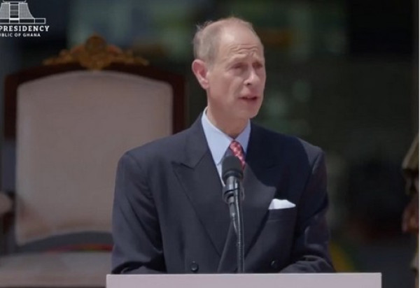 Prince Edward reaffirms UK–Ghana partnership, Praises shared heritage