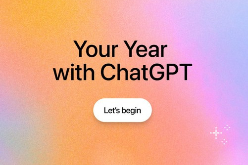 ChatGPT launches a year-end review like Spotify Wrapped 