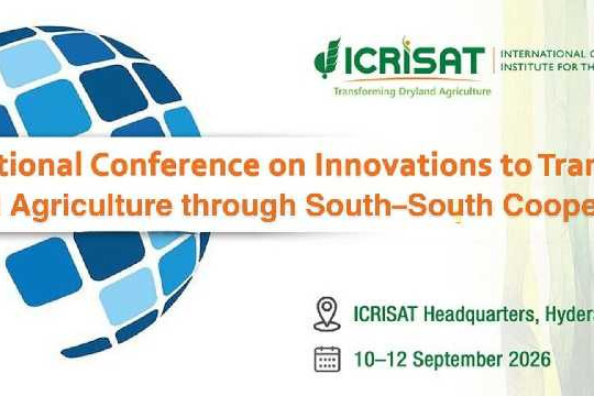 International Conference on Innovations to Transform Dryland Agriculture through South–South ... 