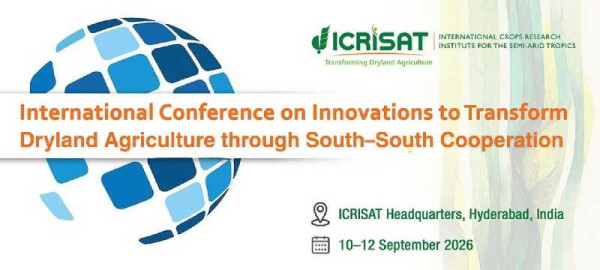 International Conference on Innovations to Transform Dryland Agriculture through South–South ... 