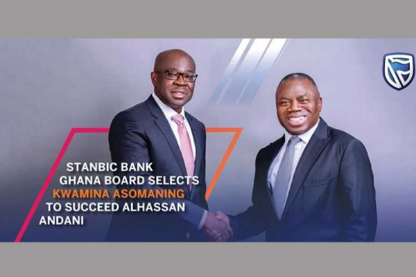 Stanbic Bank names Kwamina Asomaning as its new Chief Executive