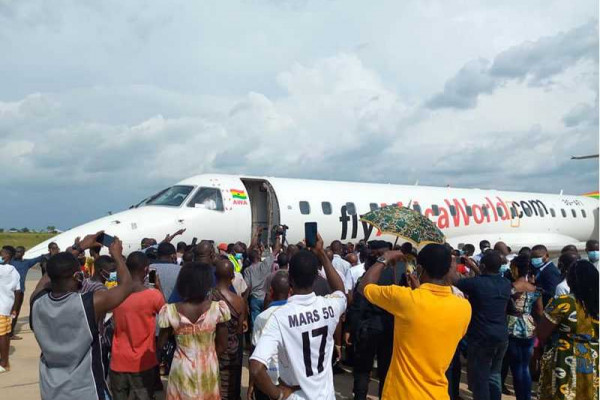 Africa World Airlines promises commercial flights to Ho in three weeks after test flight