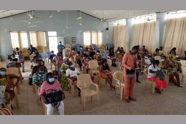 Beneficiaries of CAP receive training in Ho