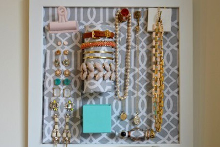 How to Build a Wall Jewelry Organizer 