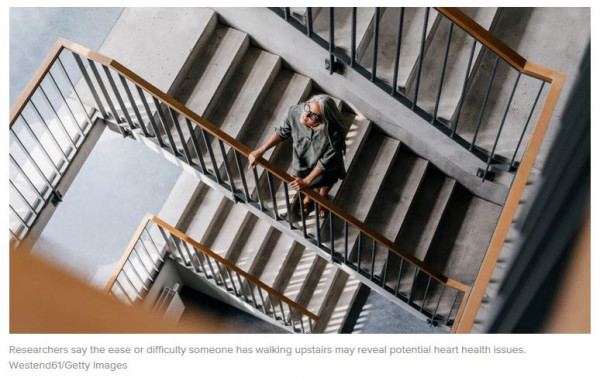 How Fast Can You Climb 4 Flights of Stairs? It May Reveal Your Heart Health