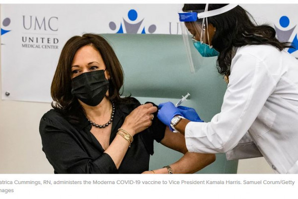 RN Who Inoculated Kamala Harris: We Can ‘Potentially End’ COVID-19