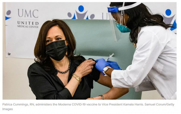 RN Who Inoculated Kamala Harris: We Can ‘Potentially End’ COVID-19