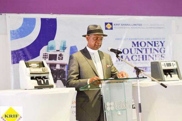 Krif Ghana, Olympia of Germany and Magner of USA launch new money counting machines