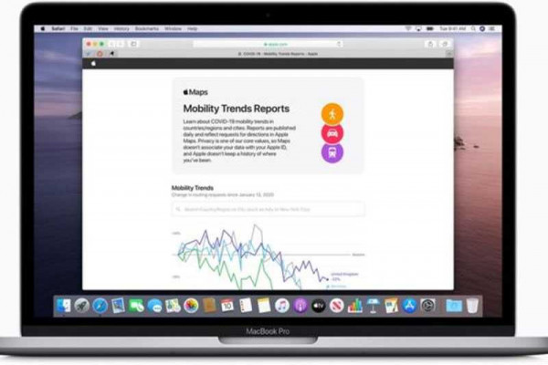  Coronavirus: Apple tracks changes in travel behaviour