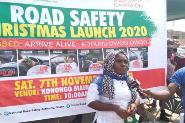 NRSA launches 2020 Christmas road safety campaign at Konongo