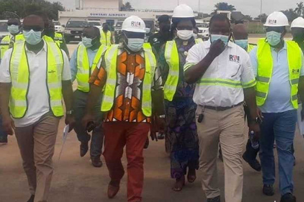 Transport Minister satisfied with progress of work at Sunyani Airport