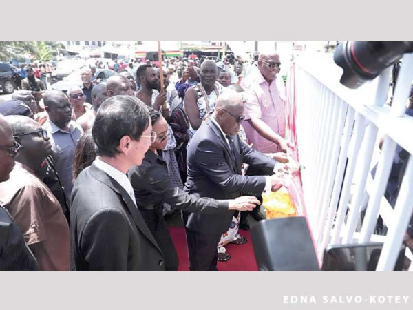 President commissions electricity project in Accra