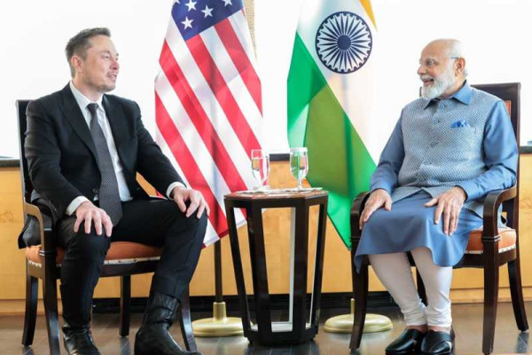 Musk says planning Tesla and Starlink India debut after meeting with PM Modi