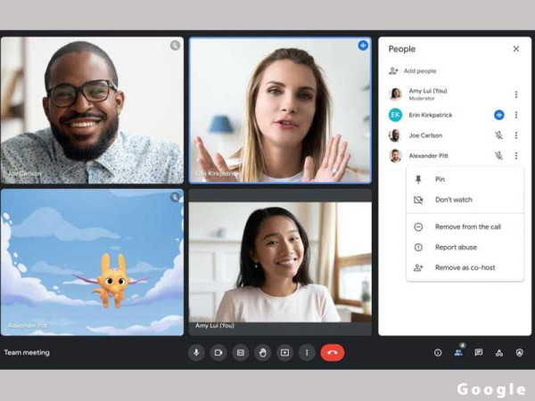 Google Meet now lets you pause video streams of individual tiles