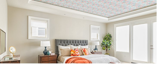 DIY Statement Ceiling