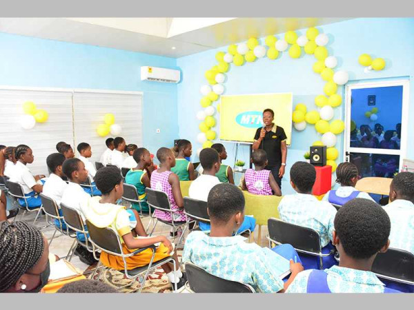 Selected Girls in Kasoa mentored on the international day of the Girl in ICT