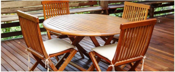 Best Treatments for Outdoor Wood Furniture