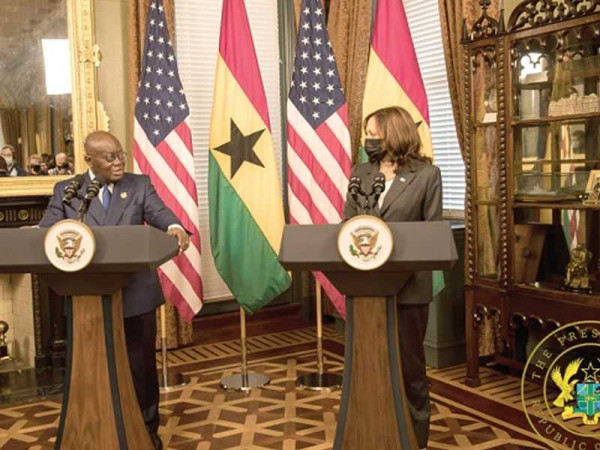 Vice-President Harris meets President Akufo-Addo
