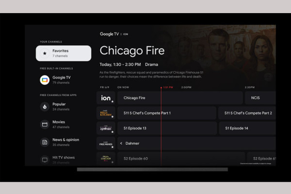 Google TV expands its free streaming lineup to over 800 live TV channels, including Tubi, Plex, ...