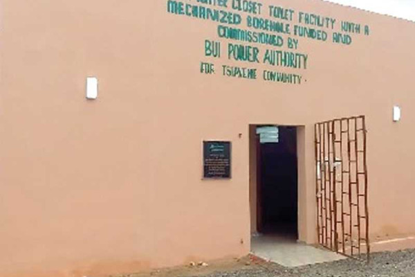 Bui Power inaugurates WASH projects in Tsiaveme