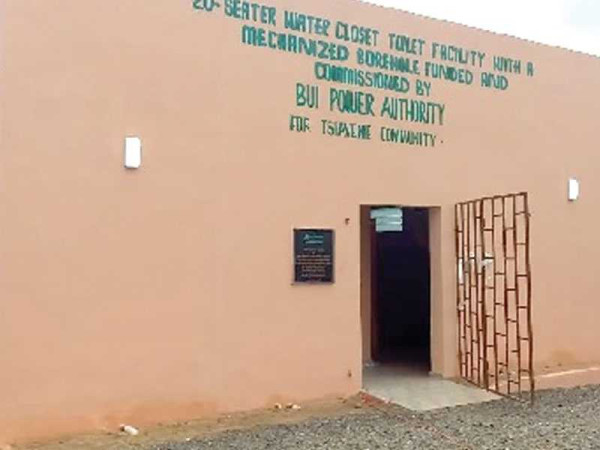 Bui Power inaugurates WASH projects in Tsiaveme