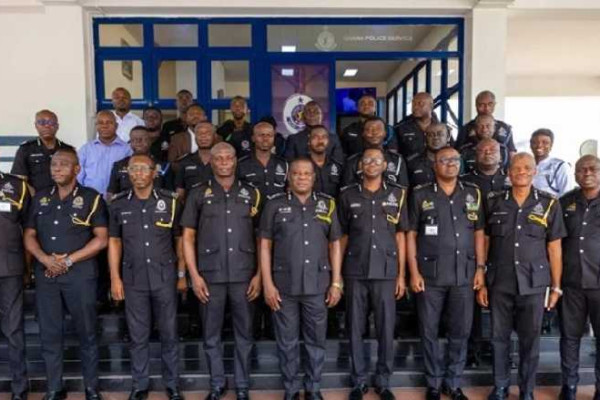IGP promotes 17 officers after GHC1m drug seizure and illegal arms recovery