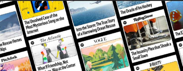 Spotify now lets you stream narrated magazine articles, too