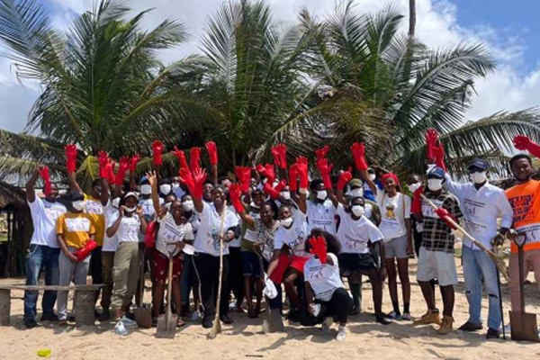 University of Education, Winneba students mark International Coastal Clean-up Day