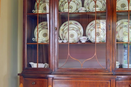How to Add a Mirror Backing to a China Cabinet