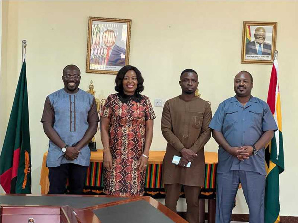 Zambia High Commission in Ghana hosts organizers of Africa Monologue Challenge