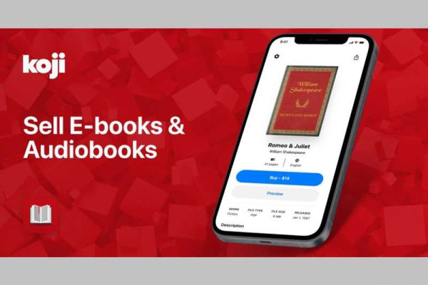 Link-in-bio platform Koji launches new tool to let creators sell e-books