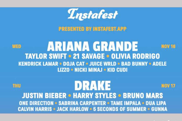 Instafest app lets you create your own festival lineup from Spotify