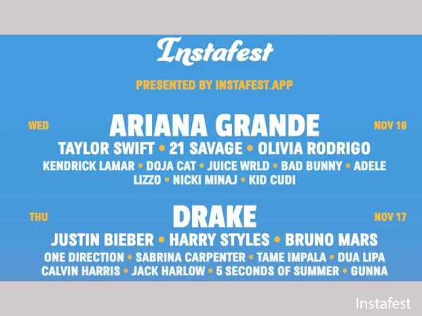 Instafest app lets you create your own festival lineup from Spotify