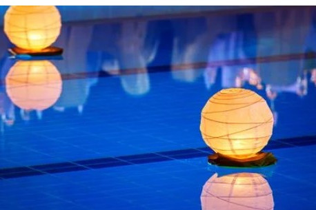 DIY Floating Pool Lights