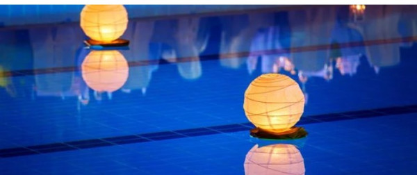 DIY Floating Pool Lights